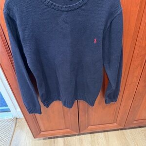 Ralph Lauren Men's Dark Blue Crewneck Sweater